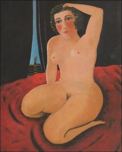 Qui a peint "Nu au coussin rouge" ?