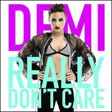 Avec quelle star merveilleuse chante-t-elle "Really Don't Care" ?