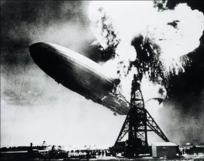 Ferdinand von Zeppelin a créé les ballons dirigeables éponymes. Quel était le nom de celui qui fut victime d'un terrible accident en 1937 dans le New Jersey ?