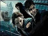 Dans "Harry Potter et les reliques de la mort", que lit Hermione à la lumière de sa baguette à l'entrée de la tente ?