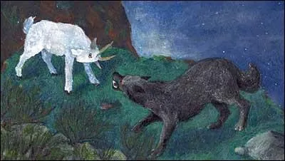 Dans quelle oeuvre littéraire Blanquette se fait-elle manger par le loup ?