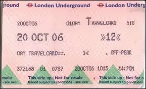 De quel métro ce ticket est-il originaire ?