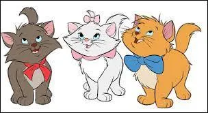 Ces trois petits chaton viennent d'un film Disney. Lequel ?