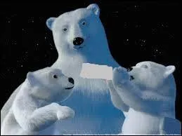 Une célèbre marque de boissons gazeuses a réalisé des spots publicitaires mettant en scène ces ours blancs. De quelle marque s'agit-il ?