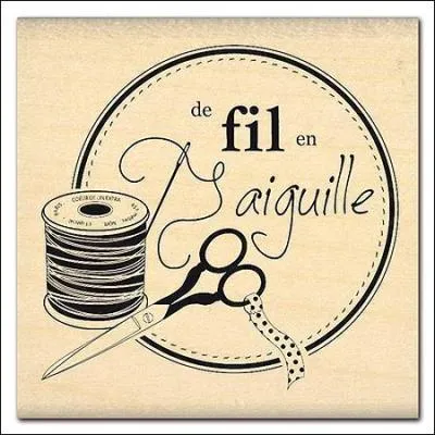 Que signifie l'expression "De fil en aiguille" ?