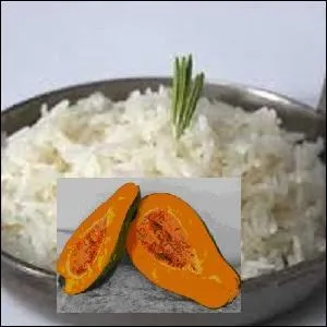 Laissez cuire encore 5 minutes, accompagnez cette préparation avec ------.