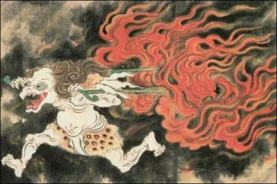 Quel est ce démon qui, dans la mythologie japonaise, se rend aux cérémonies funèbres pour dérober les corps des défunts ?