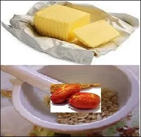 Hors du feu, ajoutez ------------- et -------------- concassées.