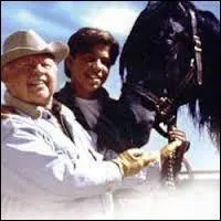 Comment s'intitule cette série franco-canadienne, datant des années 90, dans laquelle on suit les aventures du jeune Alec et de Black, son étalon ?