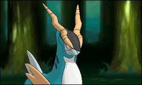 Un Pokémon légendaire qui a combattu les humains pour protéger les Pokémon. Il est d'un naturel calme et posé.
