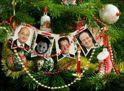 Un jour, je serai président. Qui est cet enfant sur la guirlande ?