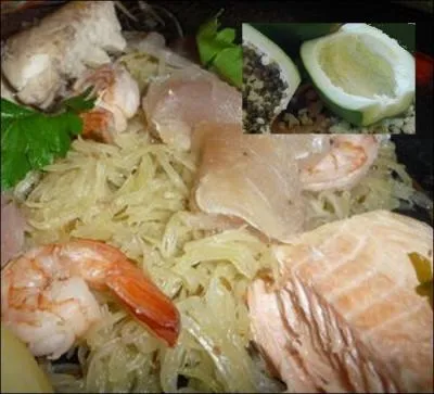 Aux Antilles, vous pourrez déguster une « choucroute » de --------- à laquelle vous ajouterez des lardons et des boudins créoles, ou encore du poisson blanc.