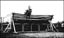 Quels étaient les noms du cavalier et du cheval qui ont sauté cette hauteur ?