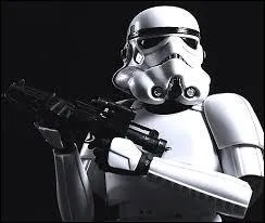 Vous avez sans doute reconnu ce soldat futuriste casqué... Il s'agit d'un membre de l'armée impériale, personnage de la célèbre saga "Star Wars". Comment appelle-t-on ce soldat ?