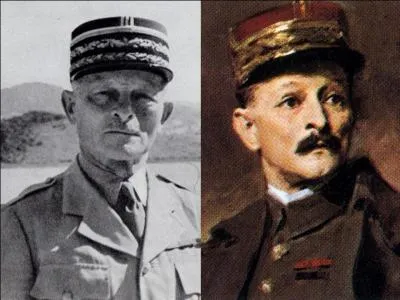 Allons en France. Celui que vous devez trouver a été le commandant français des armées au moment de la défaite de 1940. On peut dire qu'il a tout fait pour maintenir la France hors de la guerre après la défaite. Il fit juger un certain ex-général à titre temporaire. Qui est-il ?