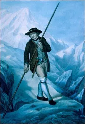 En compagnie du docteur Paccard, ils furent les premiers à atteindre le sommet du Mont-Blanc en 1786. Son nom est :
