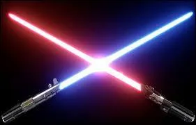 Dans laquelle de ces sagas cinématographiques voit-on ces sabres-laser ?