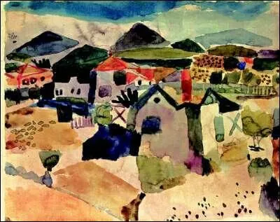 "Saint-Germain" est-il un tableau d'August Macke ?