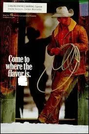 Quelle marque de cigarettes a utilisé ce fameux cowboy pour faire la promotion de ses produits ?