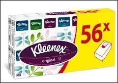 Le lancement des Kleenex à format étui a lieu en ...