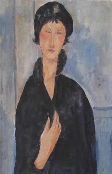 Qui a peint la toile "La Femme aux yeux bleus" ?