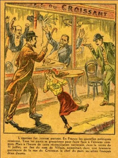 Comment s'appelait l'assassin de Jaurès ?