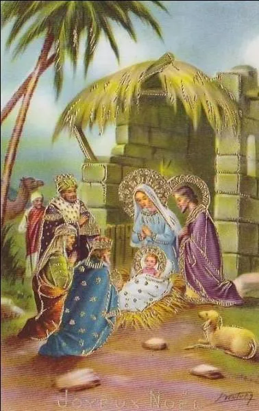 A quelle date ces personnages apparaissent-ils dans la crèche ?