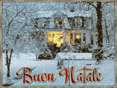 Si vous entendez " Buon natale", dans quel pays vous dit-on "Joyeux Noël" ?