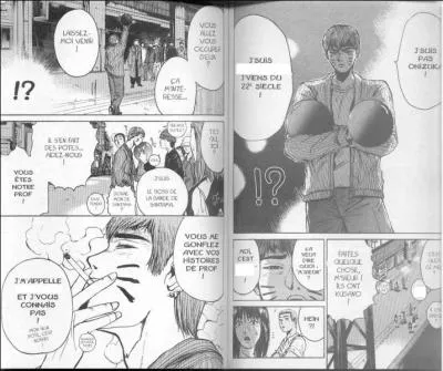 A qui ressemble Onizuka avec des boules de bowling collées aux mains ?