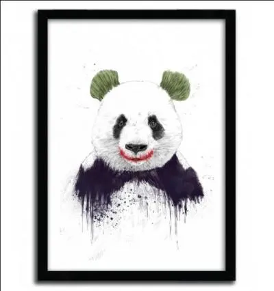 Cette oeuvre de Balasz porte d'ailleurs le titre du personnage tiré d'un film bien connu. C'est bien sûr Le joker, du film ?