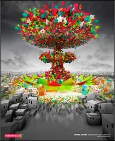 Un film culte se cache derrière cette oeuvre qui poétise une arme épouvantable par son pouvoir de destruction. A votre avis ?