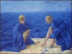 L'atmosphère de ce tableau de Darce Liela fait penser à un film qui semble être de vacances mais qui révèle la sauvagerie humaine. Quel est le titre de ce film ?