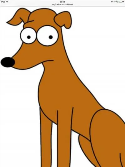 Comment s'appelle le chien de Bart ?