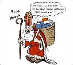 Comme le père Noël en France, par où St Nicolas entre-t-il ?