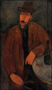 Qui a peint "Homme avec un verre de vin" ?