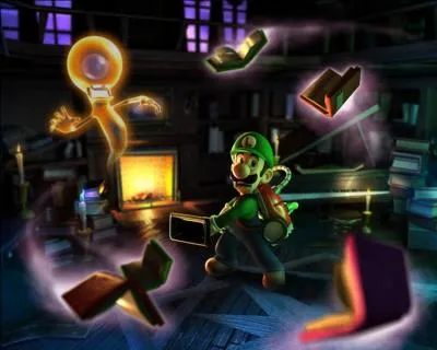 Dans quel jeu voit-on Luigi en compagnie d'un aspirateur ?
