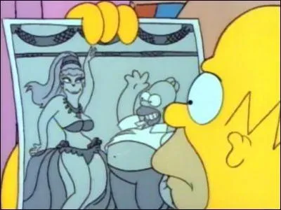 Dans l'épisode 10, pourquoi Homer dansait -il avec une strip-teaseuse ?