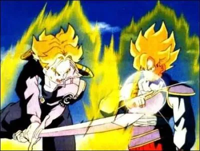 Trunk russira-t-il  atteindre Goku avec son pe ?