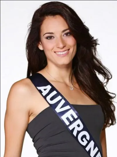 Pour la dernière question, donne-moi le nom de Miss Auvergne :