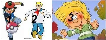 Lequel de ces personnages d'animé n'est pas blond ?