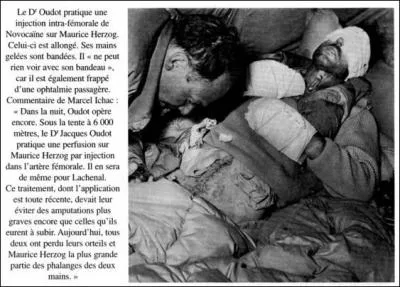 Alpiniste et médecin de l'expédition, par ses opérations chirurgicales, (amputations) sur place, il a sauvé la vie des blessés. Qui est ce grand homme ?
