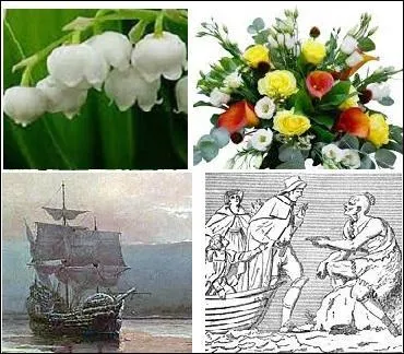 Quel nom portait le navire de marchandises sur lequel embarquèrent les Pères Pèlerins en 1620 ?