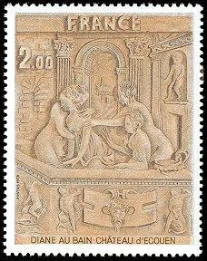 Quel est l'auteur de la sculpture que vous pouvez voir sur ce timbre datant de 1979 ?