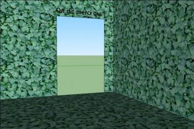 Voici la sortie ! 
Avant de se quitter, une dernière énigme. Le labyrinthe est de forme carrée, a 6, 65 km de côté. Combien mesure son périmètre ?