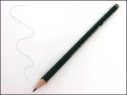 En quoi la tige contenant la mine en graphite est-elle fabriquée ?