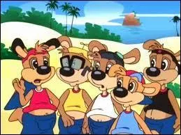 Comment s'appelle ce dessin animé qui raconte l'histoire de cinq jeunes kangourous joueurs de basket-ball ?