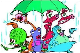 Comment s'appelle ce dessin animé dans lequel une bande d'extraterrestres a échoué sur Terre et doit habiter dans une maison en attendant de pouvoir rentrer sur leur planète ?