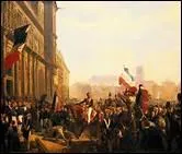 Les journées du 27, 28 et 29 juillet de quelle année furent surnommées "Les Trois Glorieuses" ?