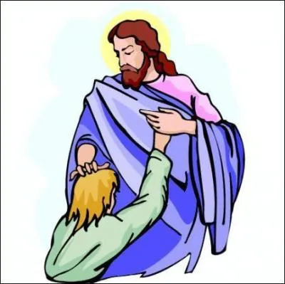 Jésus sauve l'humanité ...