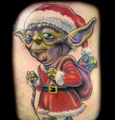 Vert je suis. Avec moi la force est. Au Père Noël hommage je rends ... Qui suis-je ?